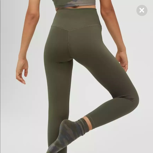 aerie Pants - AERIE OFFLINE Real Me High Waisted Legging Yoga Barre Pilates Green  SPRING SALE